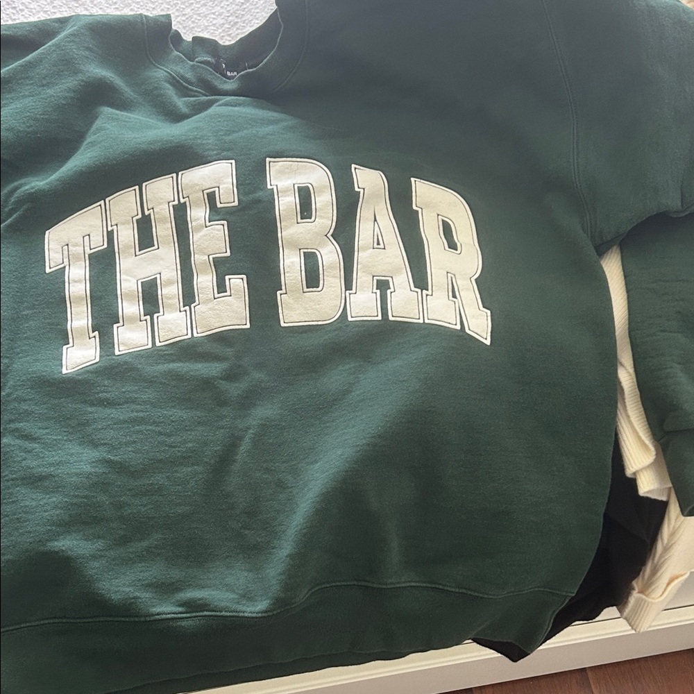 Green 'The Bar' Women’s Sweater